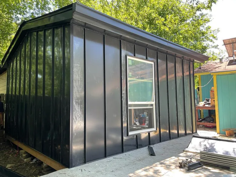 Black standing seam metal wall panels for Roof Inspection in Ephrata